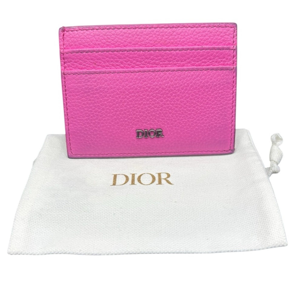 Dior Grained Leather Cardholder - Picture 1 of 4